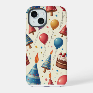 verjaardagsfeest iPhone 15 case