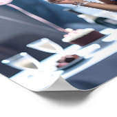 Verjaardagsfeest & Jubileum Gefeliciteerd Poster (Hoek)