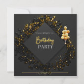 verjaardagsfeest kaart (Voorkant)