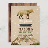 verjaardagsfeest kaart (Voorkant / Achterkant)