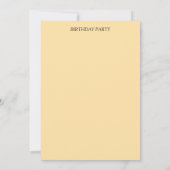 VERJAARDAGSFEest Kaart (Achterkant)