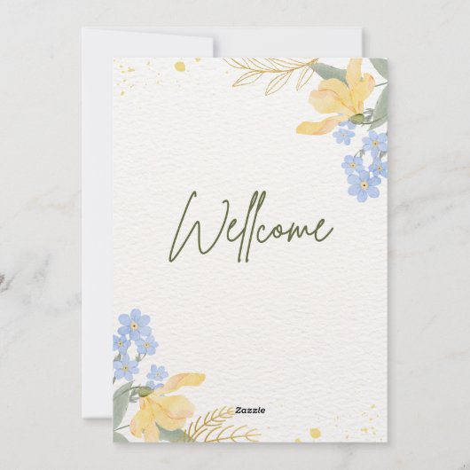 Verjaardagsfeest Kaart (Achterkant)