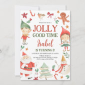 Verjaardagsfeest Kabouters Jolly Good Time Kaart (Voorkant)