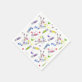 Verjaardagsfeest kunstnijverheid schilderen servet (Hoek)