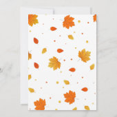 Verjaardagsfeest lente bloemen uitnodiging (Achterkant)