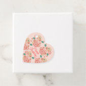 Verjaardagsfeest - Lente Perzikbloesem Tuin 2025 Bedankjes Labels (In situ)