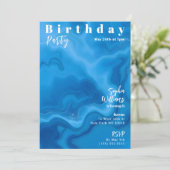 Verjaardagsfeest Magazine Hoesje Kaart (Staand voorkant)