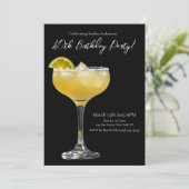 Verjaardagsfeest-Margarita Kaart (Staand voorkant)