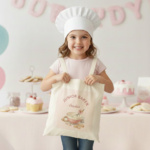 Verjaardagsfeest meisjes elegant kom & garde tote bag