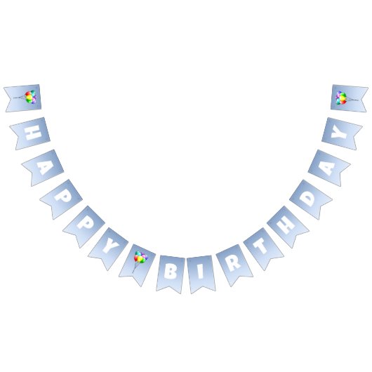 Verjaardagsfeest met ballon vlaggetjes (Alle)