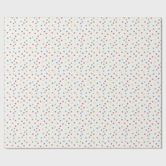 Verjaardagsfeest met Confetti Cadeaupapier (Vlak)