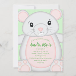 Verjaardagsfeest met de muis kaart