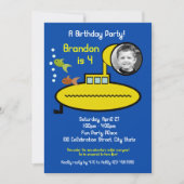 Verjaardagsfeest met foto kaart (Voorkant)