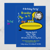 Verjaardagsfeest met foto kaart (Voorkant / Achterkant)