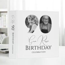 Verjaardagsfeest met gepersonaliseerde foto voor 9