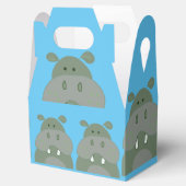 verjaardagsfeest met hippo bedankdoosjes (Geopend)