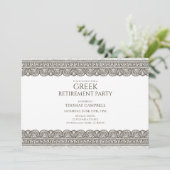 VERJAARDAGSFEEST met stenen elementen Kaart (Staand voorkant)