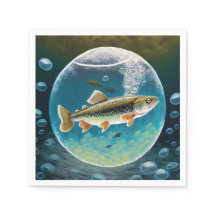 Verjaardagsfeest met vis-thema