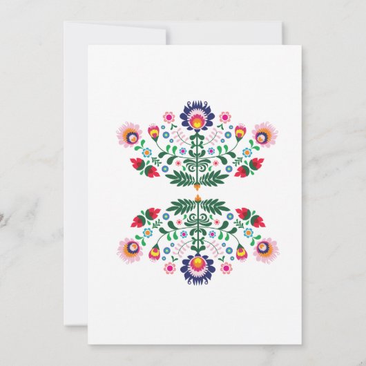 Verjaardagsfeest Mexicaanse Uitnodiging (Achterkant)