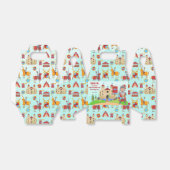 Verjaardagsfeest Middeleeuwse Ridders Toernooi Bedankdoosjes (Uitgevouwen)