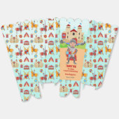 Verjaardagsfeest Middeleeuwse Ridders Toernooi Bedankdoosjes (Ongevouwen)