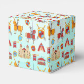 Verjaardagsfeest Middeleeuwse Ridders Toernooi Bedankdoosjes (Achterkant)