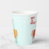 Verjaardagsfeest Middeleeuwse Ridders Toernooi Papieren Bekers (Rechts)