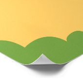 Verjaardagsfeest Middeleeuwse Ridders Toernooi Poster (Hoek)