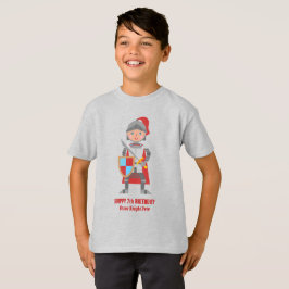 Verjaardagsfeest Middeleeuwse Ridders Toernooi T-shirt