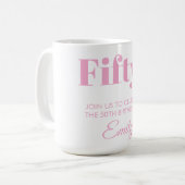  verjaardagsfeest Mok (Voorkant links)