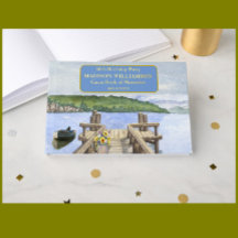 Verjaardagsfeest Mountain Lake Dock Echt Gouden Fo