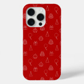 Verjaardagsfeest naadloos patroon Case-Mate iPhone case (Achterkant)