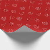 Verjaardagsfeest Naadloos Patroon Gift Cadeaupapier (Hoek)