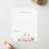 Verjaardagsfeest Notitie of Bericht voor Time Caps Notitiekaartje (Voorkant / Achterkant in situ)