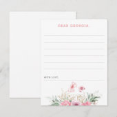 Verjaardagsfeest Notitie of Bericht voor Time Caps Notitiekaartje (Voorkant / Achterkant)