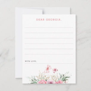 Verjaardagsfeest Notitie of Bericht voor Time Caps Notitiekaartje