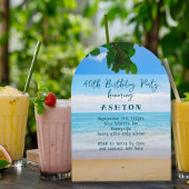 Verjaardagsfeest Ocean Uitzicht Adult Kaart