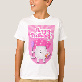 Verjaardagsfeest ontwerp t-shirt