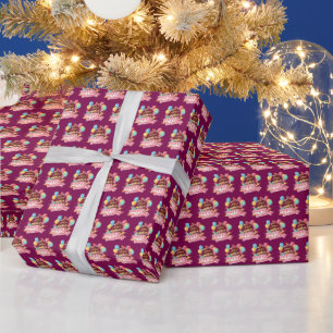 Verjaardagsfeest oogverblindende stijl cadeaupapier