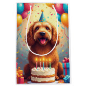 Verjaardagsfeest Otterhound Medium Cadeauzakje (Voorkant)