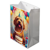 Verjaardagsfeest Otterhound Medium Cadeauzakje (Achterkant Gekanteld)