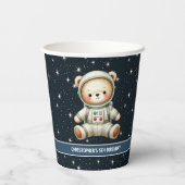 Verjaardagsfeest Papieren kopjes Teddy Bear Astron Papieren Bekers (Achterkant)