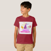 Verjaardagsfeest Petten & Geschenken Jongens T-shirt (Voorkant volledig)