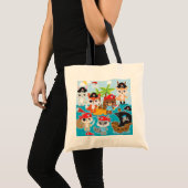 Verjaardagsfeest Pirate Canvas tas (Voorkant (product))
