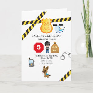 Verjaardagsfeest Politie
