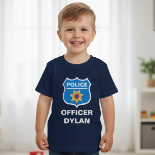 Verjaardagsfeest Politie T-shirt