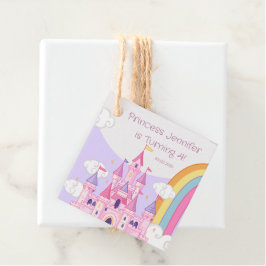 Verjaardagsfeest Prinses Koninklijk Kasteel Bedankjes Labels