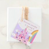 Verjaardagsfeest Prinses Koninklijk Kasteel Bedankjes Labels (In situ)