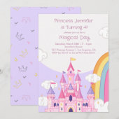 Verjaardagsfeest Prinses Koninklijk Kasteel Kaart (Voorkant / Achterkant)