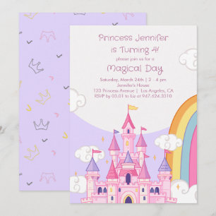 Verjaardagsfeest Prinses Koninklijk Kasteel Kaart